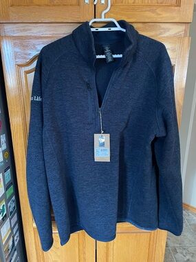 Stormtech Men's Zip Pullover Sweater - Navy